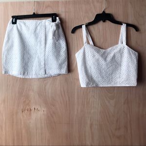 NEW SET OF COP TOP AND SKIRT BY EXPRESS